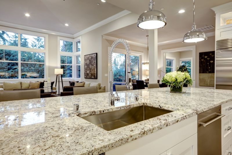 Granite Backsplash and Countertop Combo
